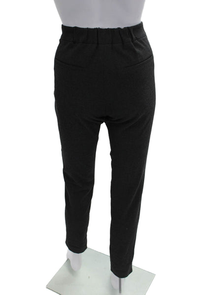 Maje Women Dark Gray Cropped Ankle Pants Size 36
