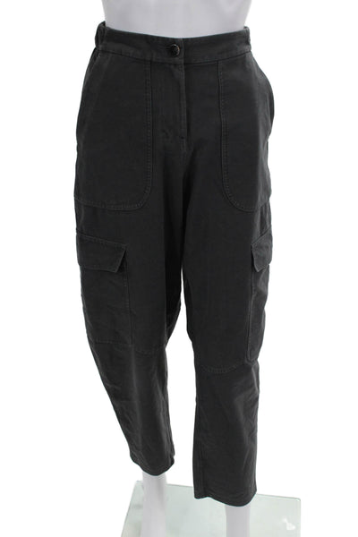 Lululemon Unisex Cropped Cargo Pants Dark Gray Size 24