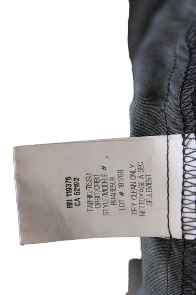 Helmut Lang Women Black Sleeveless Zip Tank Size PP