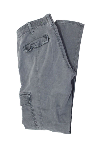 J Brand Mens Cargo Pants Gray Cotton Lycra Size 25