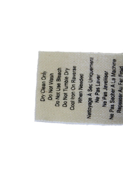 L Agence Women Bohemian White Rayon High Neck Sleeveless Tank Size L