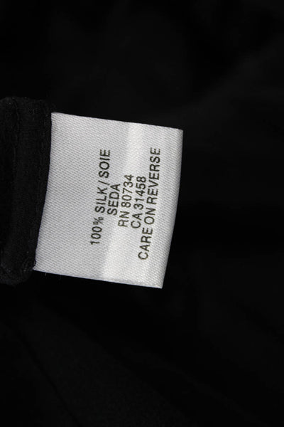 BCBGMAXAZRIA Womens Black Silk Mini Skirt Size 2