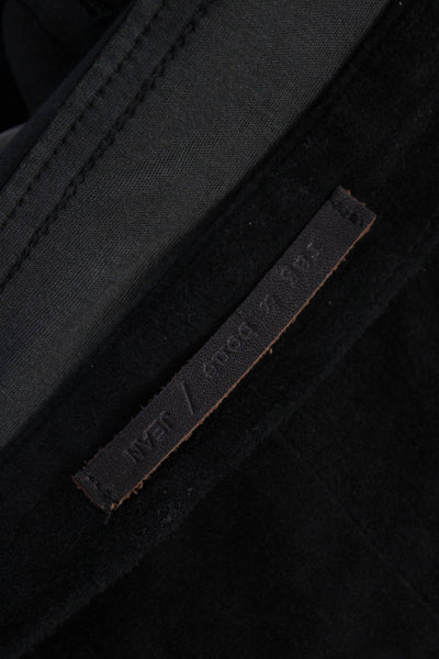 Rag & Bone Jean Women Skinny Jeans Black Mid Rise Button Size 27