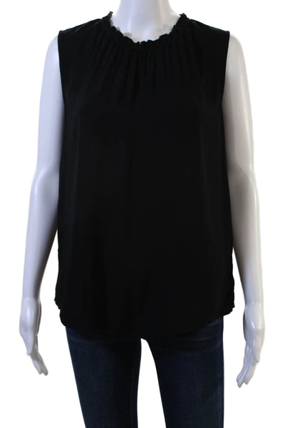 Velvet by Graham & Spencer Womens Black Sleeveless High Neck Blouse Size XS