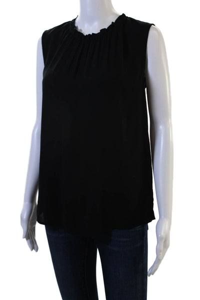 Velvet by Graham & Spencer Womens Black Sleeveless High Neck Blouse Size XS