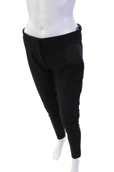 Stella McCartney Womens Ankle Dress Pants Black Wool Blend Size 28