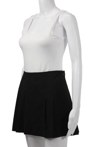 BLANKNYC Womens Cargo Mini Skort Dark Gray 60% PU 40% Polyester Size 26