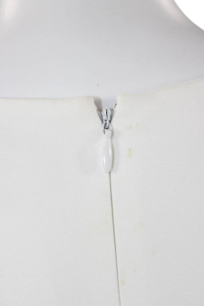 Catherine Catherine Malandrino Womens Fit & Flare Dress White Short Size 10