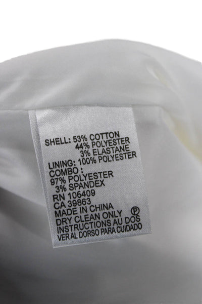 Catherine Catherine Malandrino Womens Fit & Flare Dress White Short Size 10