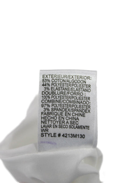 Catherine Catherine Malandrino Womens Fit & Flare Dress White Short Size 10