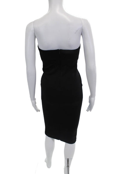 Robert Rodriguez Women Bodycon Sheath Dress Knee Length Black Size 2