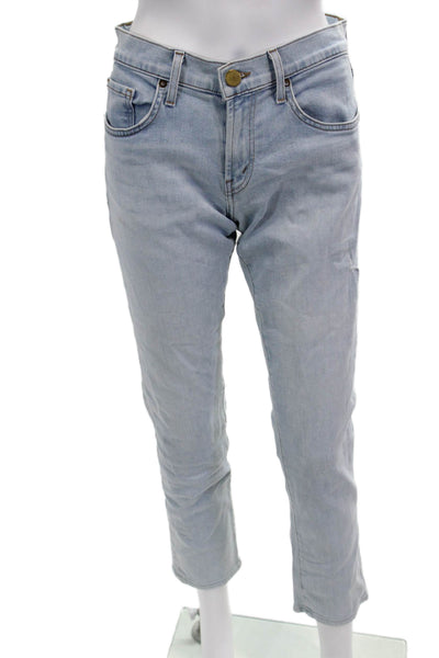 J Brand Womens Light Blue Ankle Cropped Mid Rise Jeans Size 28