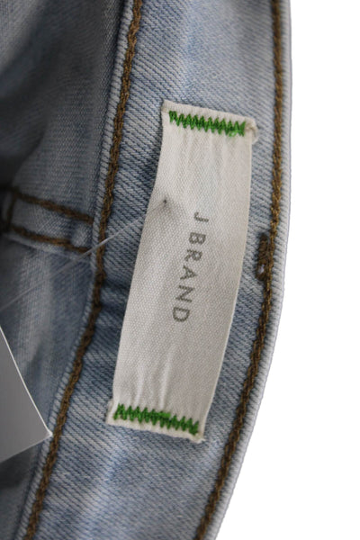 J Brand Womens Light Blue Ankle Cropped Mid Rise Jeans Size 28
