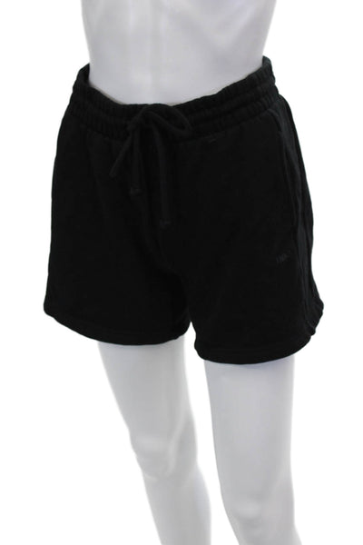 TNA Unisex Black Sweat Shorts Drawstring Size XS