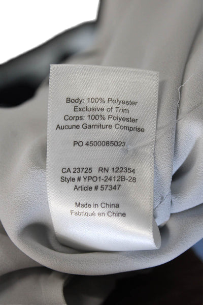 Babaton Womens Camisole V Neck White Polyester Sleeveless Solid Size XS