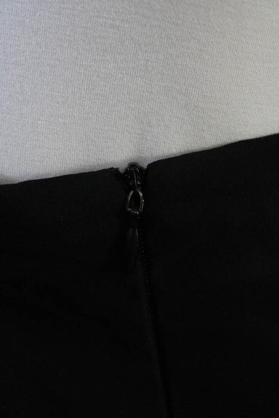 Zara Womens Mini Skater Skort Black 100% Polyester Size XL