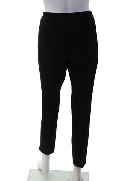 Theory Womens Ankle Dress Pants Black Zip Closure Size 4