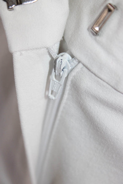 Theory Unisex Bermuda Shorts White Hook & Eye Size 2