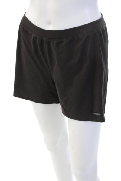 Athleta Unisex Black Coolmax Lycra Sports Shorts Size S