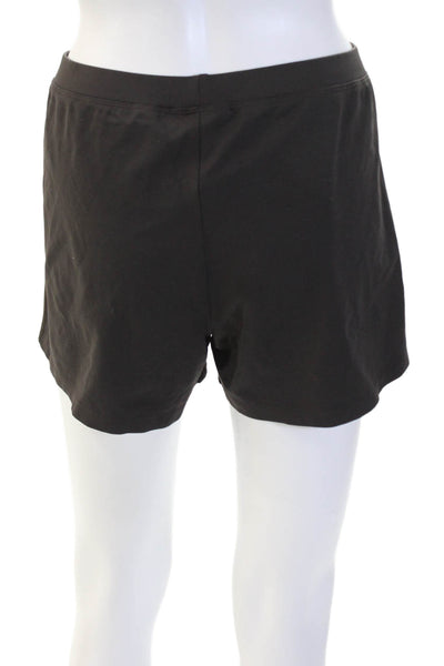 Athleta Unisex Black Coolmax Lycra Sports Shorts Size S