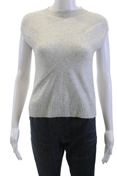 Club Monaco Women Sleeveless Pullover Sweater Gray Size XS