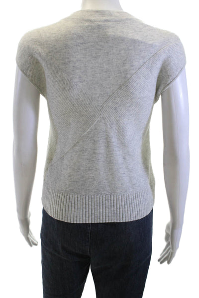 Club Monaco Women Sleeveless Pullover Sweater Gray Size XS