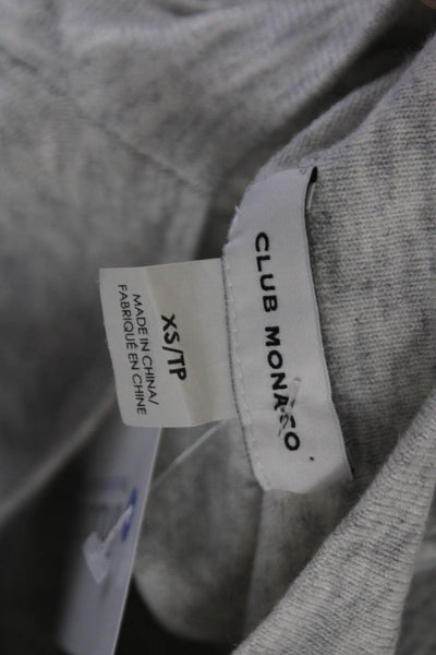 Club Monaco Women Sleeveless Pullover Sweater Gray Size XS