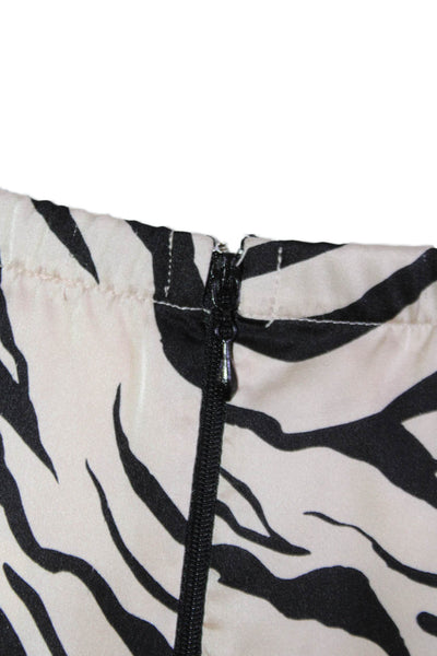 Show Me Your Mumu Women Beige Animal Print Wrap Maxi Skirt Size S