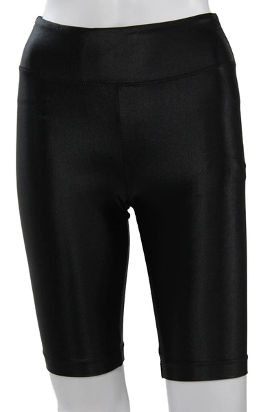 Koral Unisex Black Biker Shorts 85% Polyamide 15% Lycra Size XS