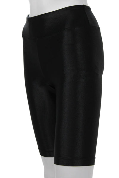 Koral Unisex Black Biker Shorts 85% Polyamide 15% Lycra Size XS