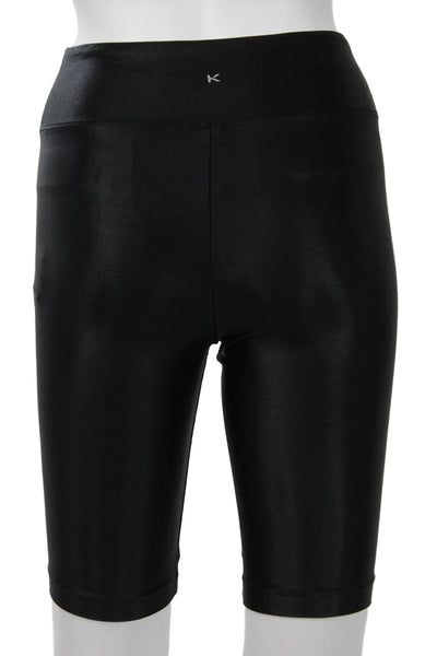 Koral Unisex Black Biker Shorts 85% Polyamide 15% Lycra Size XS