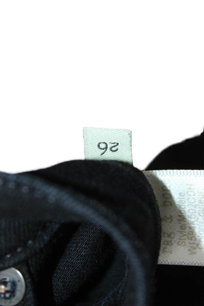 Rag & Bone Womens Cropped Flared Black Jeans Size 26