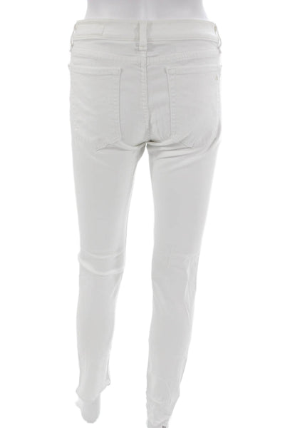 Rag & Bone Jean Women Skinny Jeans White Low Rise Size 26