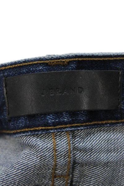 J Brand Mens Dark Blue Straight Jeans 100% Cotton Button Size 31