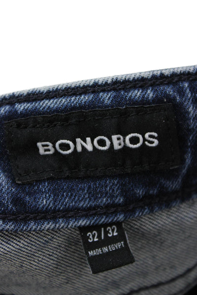 Bonobos Mens Skinny Tapered Dark Blue Jeans Size 32