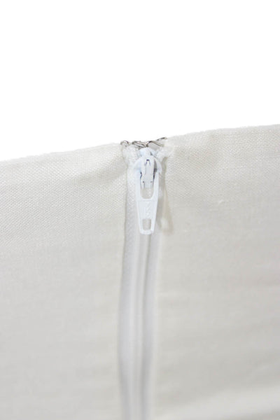Amanda Uprichard Womens Cropped Sleeveless Tank White Tie Linen Rayon Size XS