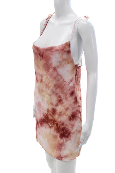 Forever 21 Womens Pink Sleeveless Slip Dress Short Boho Polyester Petite Size S
