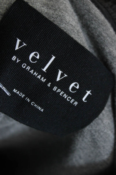 Velvet Unisex Bomber Jacket Black Snap Closure 100% Nylon Long Sleeve Size M