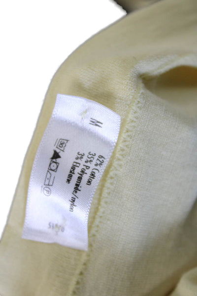 Wolford Womens Basic Camisole Yellow Sleeveless Round Neck Size M