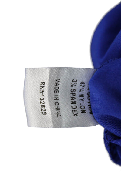 Superdown Women Slip Mini Dress Blue Square Neck Sleeveless Size M