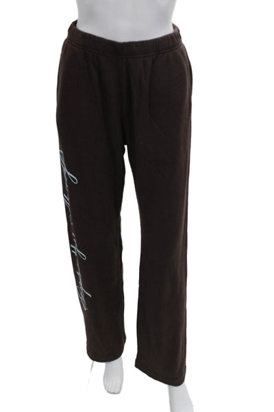 The Mayfair Group Unisex Brown Sweatpants 90s Cotton Blend Inseam 30 Size XS