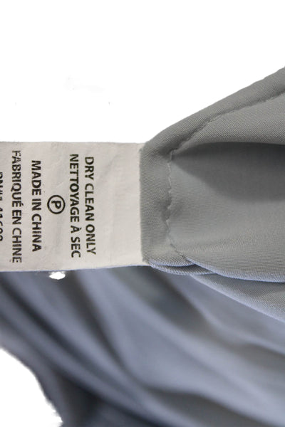 Ramy Brook Womens Boho Gray Petite Tunic Long Sleeve Polyester Size XS