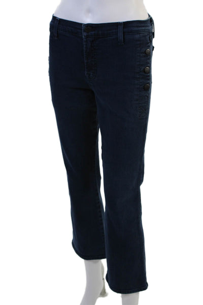 J Brand Women Cropped Dark Blue Jeans Size 27