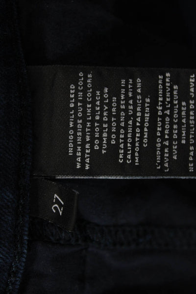 J Brand Women Cropped Dark Blue Jeans Size 27