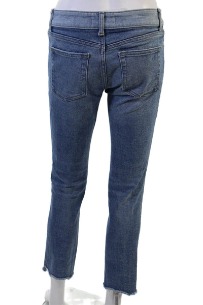 DL1961 Womens Ankle Cropped Light Blue Mid Rise Jeans Size 26