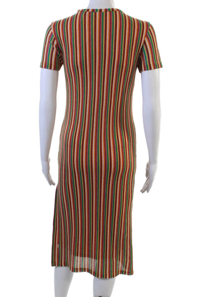 & Other Stories Womens T-Shirt Dress Striped Multi Color Crew Neck Size 0