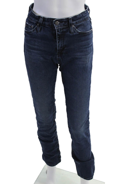 AG Adriano Goldschmied Womens Skinny Jeans Dark Blue High Rise Size 26