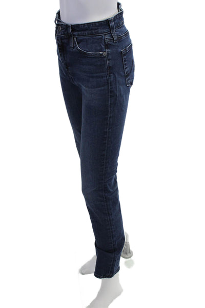 AG Adriano Goldschmied Womens Skinny Jeans Dark Blue High Rise Size 26