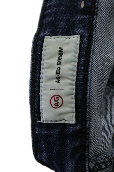 AG Adriano Goldschmied Womens Skinny Jeans Dark Blue High Rise Size 26