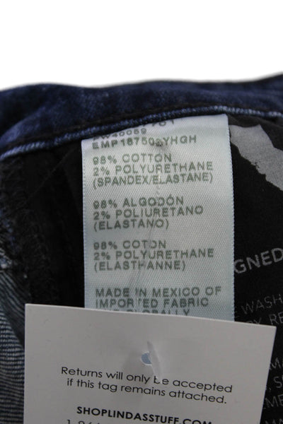 AG Adriano Goldschmied Womens Skinny Jeans Dark Blue High Rise Size 26